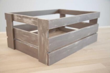 Como fazer uma caixa rústica de madeira